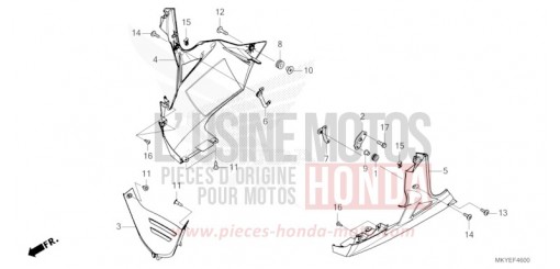 UNDER COWL CBR650RAR de 2024